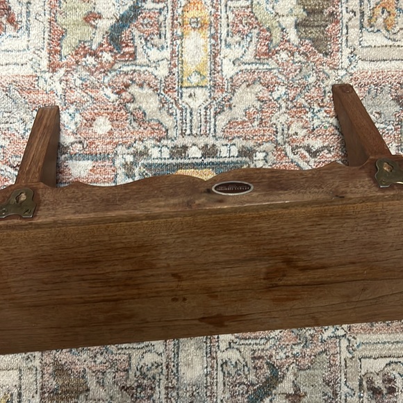 Vintage | handmade wooden shelf - Picture 3 of 5